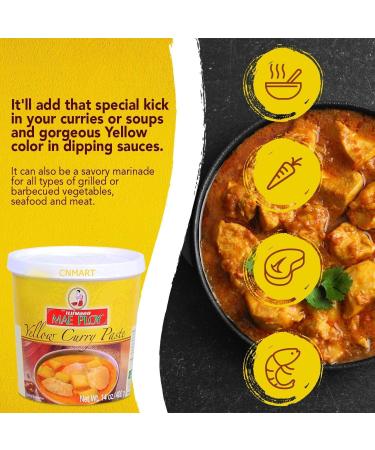 CNMART Mae Ploy Thai Green Curry and Yellow Curry Paste 400g - Buy Online on SooperMarket.com