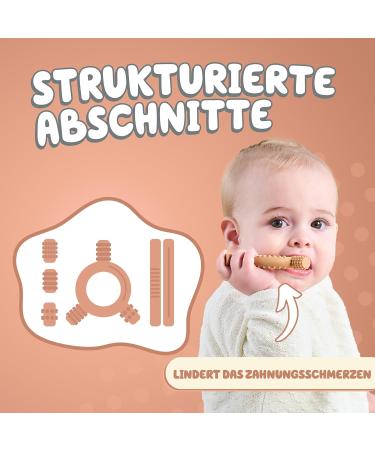 Buy Baby Nom Bite Ring - BPA-Free Cooling Dental Aid & Gripping Toys for Teething Babies - Buy Online on SooperMarket.com