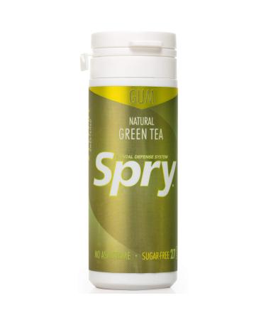 Xlear Spry Chewing Gum Green Tea Sugar-Free 27 Pieces