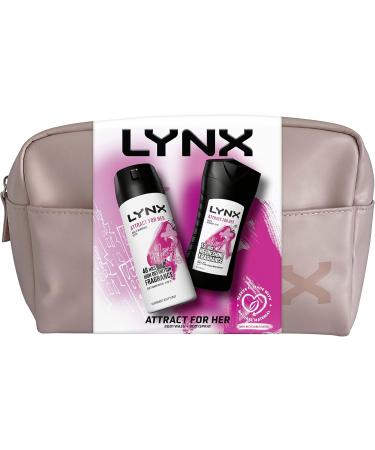 LYNX Attract for Her bodywash & body spray Washbag 2 piece Gift Set perfect for her daily routine - Buy Online on SooperMarket.com