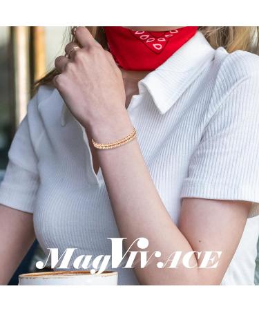 EnerCoppeX Copper Magnetic Bracelet for Women - Detox Jewelry with 3500 Gauss Magnet (CPB-0999) - Buy Online on SooperMarket.com