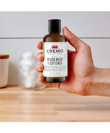 Cremo Beard Wash & Softener 2-in-1 Mint Blend Soothe Beard Itch Clean & Refreshen Beard 6 Fl Oz Beard Wash & Softener - Mint - Buy Online on SooperMarket.com