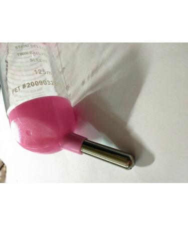 Hypeety 125ML Hamster Cage Water Bottle Feeder Bowl 1Pcs - Random Color | Ideal for Parrots, Mice, Rats, Gerbils - Buy Online on SooperMarket.com