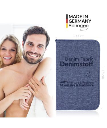 Solingen Manik r Set 12 Party | Premium Nail Set for Men & Women | Complete Manicure & Pedicure in Stylish Synthetic Leather Etui - Buy Online on SooperMarket.com
