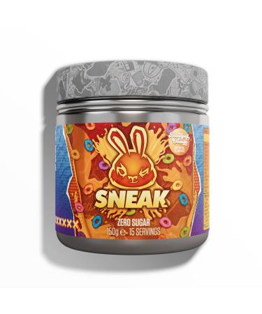 SNEAK | Breakfast Orange Edition | In-Game Focus Boost Energy Drink Zero Sugar Low-Calorie Vegan | 15 Servings Breakfast Orange 150.00 g (Pack of 1)