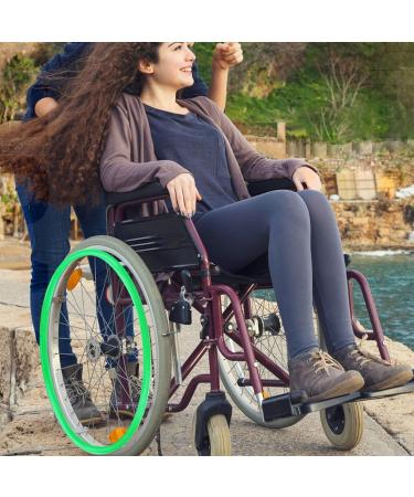 Wheelchair Wheel Covers Wheelchair Push Rim Covers Wheelchair Push Rim Covers Non-Slip Wear-Resistant Hand Push Cover Improve Grip and Traction(Green 22 inches) 22 inches Green - Buy Online on SooperMarket.com