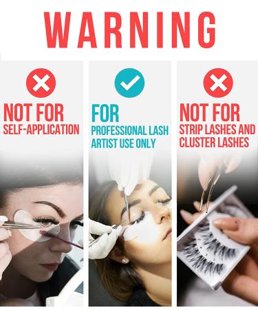 Stacy Lash Crystal Clear Eyelash Extension Glue - 1 Sec Drying Time - 8 Weeks Retention - Professional Grade Adhesive (0.17fl.oz / 5ml) - Buy Online on SooperMarket.com