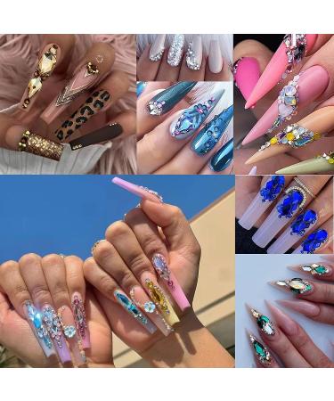 RODAKY Colorful Crystal Rhinestones - 1560Pcs Mixed 12 Color 3mm Nail Art Stones for DIY Craft and Makeup Decoration - Buy Online on SooperMarket.com