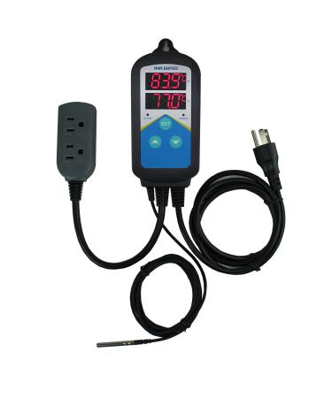 Inkbird Temperature Controller ITC-306T Digital Thermostat Smart Day Night Cycle Dual Heating Outlet Itc-306t Ntc Probe
