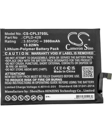 3900mAh Battery Replacement for CP3705AS CPLD-428 - High Capacity 3.85V | International Shipping Available - Buy Online on SooperMarket.com