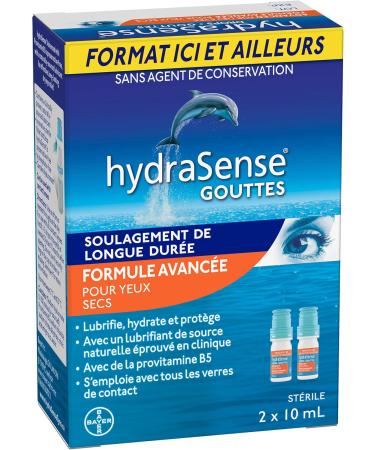 HydraSense Advanced Eye Drops For Dry Eyes Preservative Free & Gentle Mist Nasal Spray Daily Nasal Care 100% Natural Source Seawater Preservative-Free 100 mL - Buy Online on SooperMarket.com