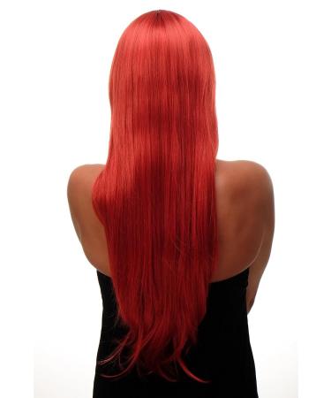 WIG ME UP Sexy Long Straight Fire Red Wig - 70cm Parting | Shop Internationally - Buy Online on SooperMarket.com