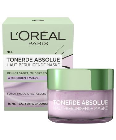 L'Or al Paris Tonerde Absolue Skin Soothing Mask - Pack of 2 (2 x 15 ml) | Buy Internationally Online - Buy Online on SooperMarket.com
