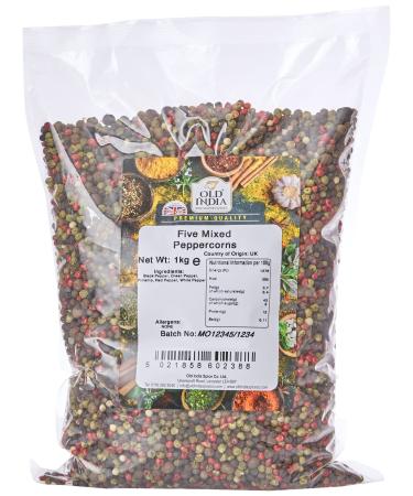 Old India Five Mixed Peppercorns 1kg 1 kg (Pack of 1)