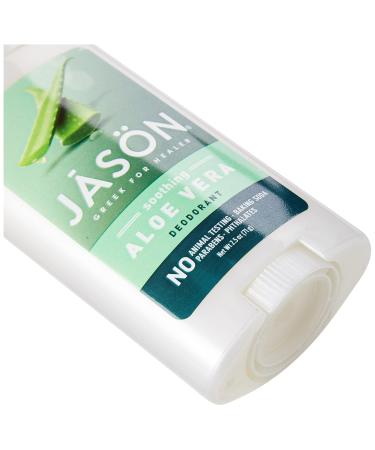 Jason Aluminum Free Deodorant Stick Soothing Aloe Vera 2.5 Oz (Packaging May Vary) (Pack of 2) Aloe Vera 2.5 Ounce (Pack of 2) - Buy Online on SooperMarket.com