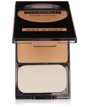 Wnw Coverall 824b Pwdr Lg Size .26oz Wet N Wild Coverall Pressed Powder Light/Medium 824b