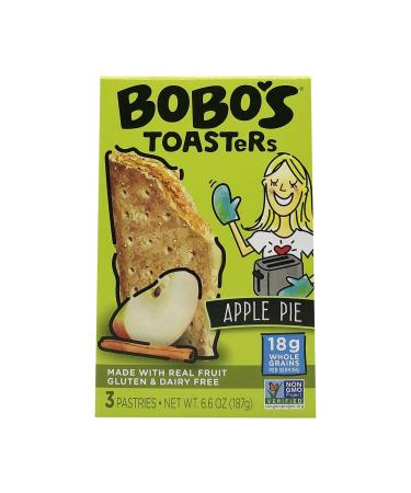 Bobo's Oat Bars Apple Pie Toaster Pastry - 6.6 OZ