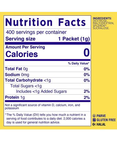 SPLENDA No Calorie Sweetener Single-Serve Packets 400 Count200414 - Buy Online on SooperMarket.com