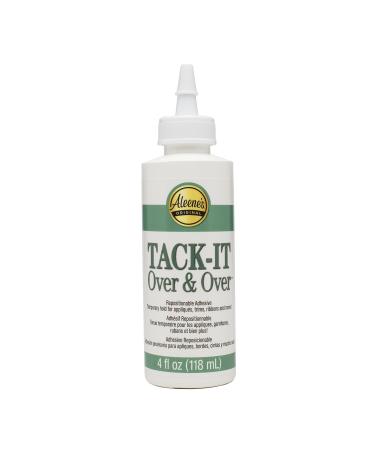Aleene's 29-2 Tack-It Over & Over Liquid Glue 4oz 1