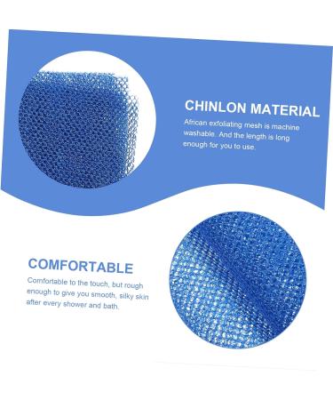 FRCOLOR 2pcs Exfoliating Mesh African Body Scrubber - Men's Terry Towels & Women's Bath Sponges for Shower Cleaning - Buy Online on SooperMarket.com