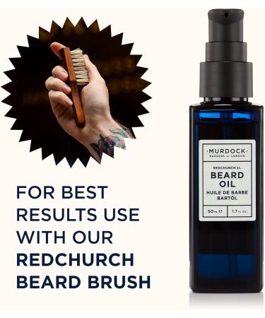 Murdock London Natural Beard Oil for Men - Organic Scent, 50ml - Promotes Healthy Growth & Nourishment, Glossy Finish - Buy Online on SooperMarket.com
