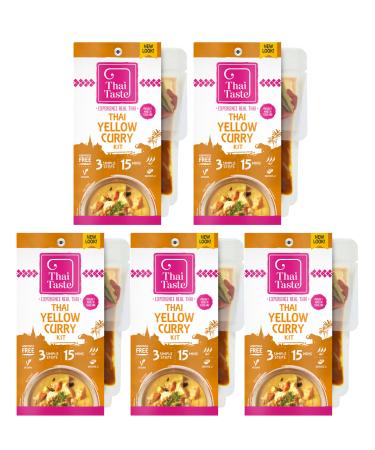 5x Thai Taste Thai Yellow Curry Meal Kit 233g