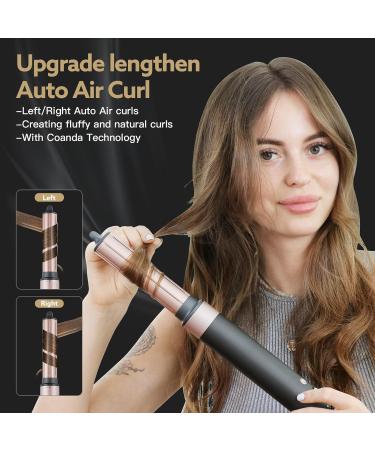 Auto Air Curling Wand & Hair Dryer Set - 1 1/4 Inch Ceramic Ionic Curler for Fast Drying & Stylish Waves - International Shipping Available - Buy Online on SooperMarket.com