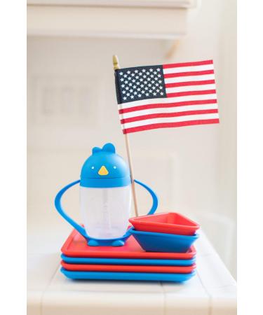 Lollaland Weighted Straw Sippy Cup | Made in the USA | Transition Kids Infant & Toddler Cup | Shark Tank Product | Brave Blue Color - Buy Online on SooperMarket.com