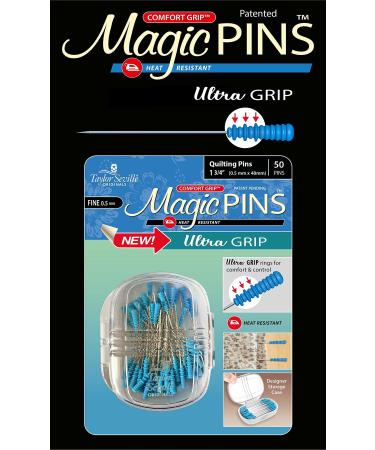 Taylor Seville Magic Pin Ultra Grip Quilting Fine 50pc