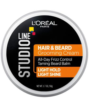 L'Oreal Paris Hair Care Studio Line Beard and Hair Cream  1.7 Ounce