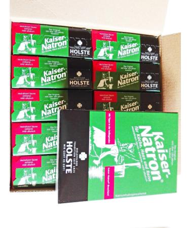 10x HOLSTE Kaiser Natron 250g Soda baking cooking washing cleaning house kitchen 250 g (pack of 10)