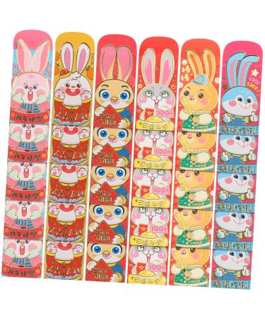 Didiseaon 90 Pcs 2023 Year of The Rabbit Red Packets Lucky Hong Bao Chinese New Year Red Pocket Red Envelopes Chinese New Year Red Envelope New Year Money Envelope Paper Wedding Coin As Shown 1x3pcs 17X9CMx3pcs