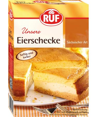 Call egg cheek cake baking mix for a creamy cheesecake of Saxon kind with curd cheese filling and pockets egg checks 462 g