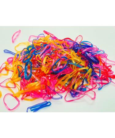 700 PCS Multi Colour Small Elastic Hair Bands - Hair Accessories for Women and Kids - Buy Online on SooperMarket.com