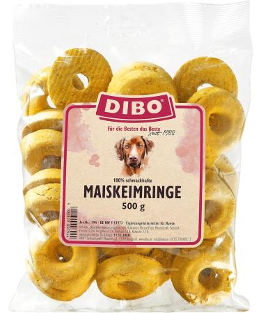 Corn Rings for Dogs - 500g Natural Baked Treats | Dibo Healthy Dog Snacks | BARF & Dog Biscuits - Buy Online on SooperMarket.com