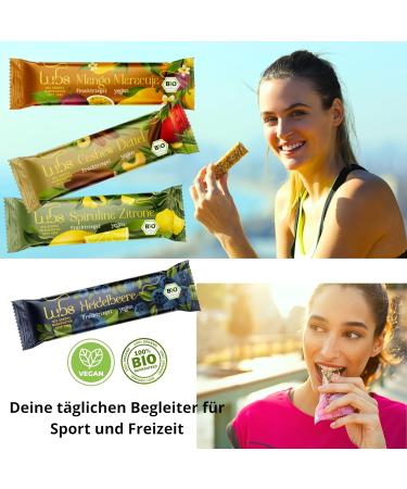 Buy Organic Fruit Bar Strawberry - 4x30g Lubs | Vegan & Kid-Friendly | Certified Organic Snack - Buy Online on SooperMarket.com