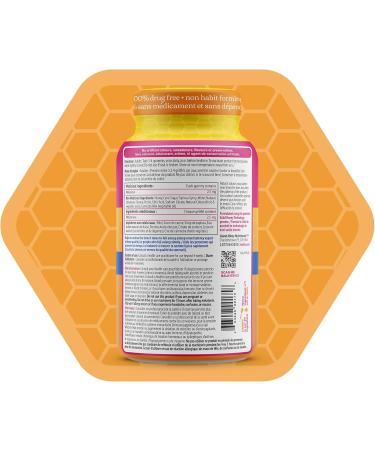 Honibe Melatonin Sleep Support Gummies | Honey-Based Gummies Made in Canada | Nighttime Sleep Aid | Natural Sleep Aid to Help Relieve Stress | Melatonin Gummies to Help Support a Healthy Sleep Aid | Sleep Gummies | 70 gummies Nutritional Supplement - Buy Online on SooperMarket.com