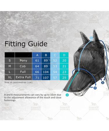 Harrison Howard LumiVista Horse Fly Mask with Ears UV Protection - Leopard Print (M Cob) - Buy Online on SooperMarket.com