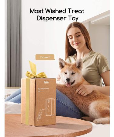 Faroro Dog Camera with Treat Dispenser - 1080P Full HD WiFi Pet Camera for Remote Monitoring and Treat Tossing - Buy Online on SooperMarket.com