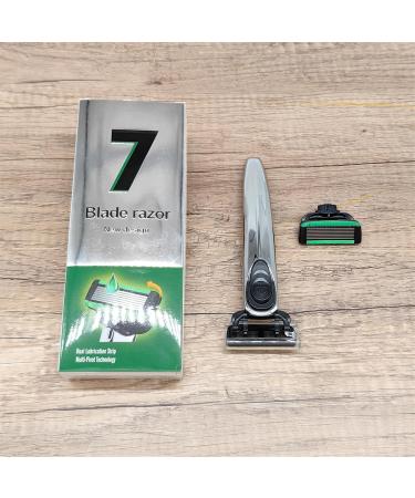 7-Layer Replaceable Metal Shaving Set Precise Grooming Experience | Durable Thanksgiving Gift - Buy Online on SooperMarket.com