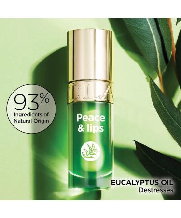 Clarins Limited Edition Lip Comfort Oil | Hydrates Nourishes and Protects Lips | Sheer High Shine Finish | 93% Natural Ingredients With Skincare Benefits | Blend of 3 Nourishing Plant Oils | 0.2 Oz 13 - Green Peace - Buy Online on SooperMarket.com