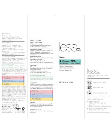 Buy Holika Holika Less on Skin Toner 180ml - Hydrating & Soothing | International Shipping Available - Buy Online on SooperMarket.com