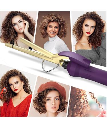 SHOW 9mm Tourmaline Ceramic Curling Tong for Short/Long Hair - Professional Skinny Hair Curler Iron - 3/8 Inch Barrel Width for Perfect Curls - Buy Online on SooperMarket.com