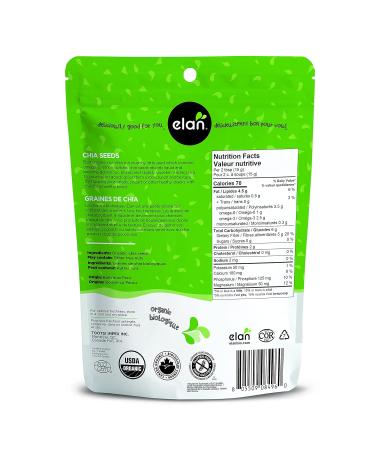 ELAN Organic Seeds Chia 8 Pack 70.4 Oz Non-GMO Vegan Gluten-Free - Buy Online on SooperMarket.com