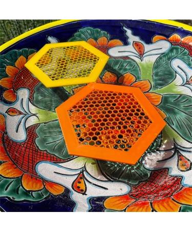 Colorful Bee Watering Station Bee Waterer and Butterfly Water Stations Floating Bee Island Use for Bee Cups for Garden Bee Water Catcher Cups for Thirsty Pollinators(Color:Purple) - Buy Online on SooperMarket.com