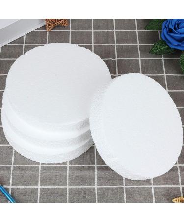 16PCS 6x6x1 inch White EPS Foam Circles for Arts & Crafts - Blank Round Craft Foam Discs for Modeling, Sculpting, Kids Art Projects, Floral Arrangements - Holiday Decor Supplies - Buy Online on SooperMarket.com