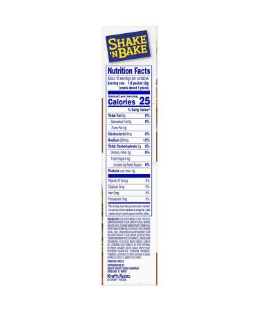 Shake 'N Bake Crunchy Pretzel Seasoned Coating Mix 4.6oz Box (Pack of 8) - Buy Online on SooperMarket.com