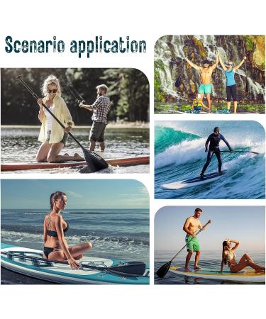 Goture Lightweight Carbon Fiber SUP Paddle | Adjustable 3-Piece Shaft | 67-85' Stand-up Paddleboard Oar with Carrying Bag - Buy Online on SooperMarket.com