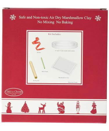 Child to Cherish Marshmallow Clay Baby Handprint or Footprint First Christmas Ornament Kit - Capture Precious Memories - Buy Online on SooperMarket.com
