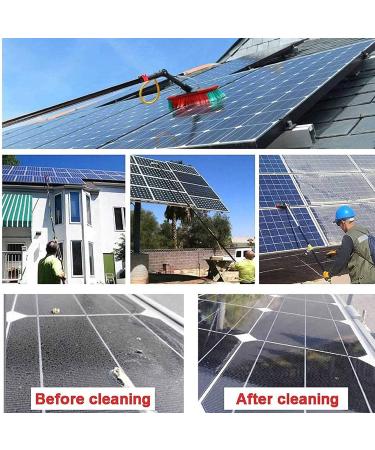 Window Cleaning Telescopic Pole Water Fed Extendable Brush Suitable for Cleaner Conservatory Roof Photovoltaic Panel Cleaning Photovoltaic Panel Cleaning/Window Clean 55cm Brush Head 12M/39FT - Buy Online on SooperMarket.com